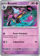 Banette 060/159 Reverse Holo - ITA - Near Mint - Scarlatto e Violetto - Avventure Insieme - Carta Pokemon