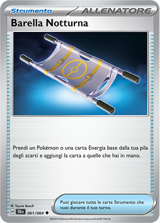 Barella Notturna 061/064 Reverse Holo Non Comune - ITA - Near Mint - Scarlatto e Violetto - Segreto Fiabesco - Carta Pokemon