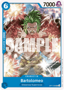 Bartolomeo OP11-055 - Character Blu Uncommon - Near Mint - A Fist of Divine Speed - Carta One Piece Card Game