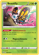 Beautifly 008/196 Holo - ITA - Near Mint - Spada e Scudo - Origine Perduta - Carta Pokemon