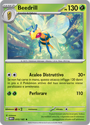 Beedrill 015/165 Holo - ITA - Near Mint - Scarlatto e Violetto - 151 - Carta Pokemon
