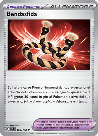 Bendasfida 169/198 Reverse Holo - ITA - Near Mint - Scarlatto e Violetto - Carta Pokemon