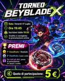 Prenotazione Torneo Junior (Under 14) Beyblade X del 14/07/2026
