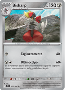 Bisharp BLK 065/086 Reverse Holo Poke Ball - ITA - Near Mint - Scarlatto e Violetto - Luce Nera - Carta Pokemon