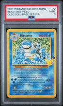 Blastoise 002/102 Holo - ITA - Mint - Gradata PSA 9 - Spada e Scudo - Gran Festa - Ristampa 2021  - Carta Pokemon
