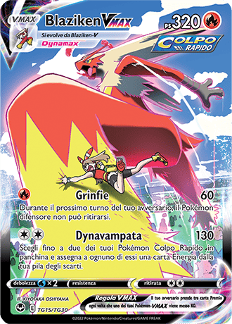 Blaziken-VMAX TG15/TG30 Trainer Gallery - ITA - Mint - Spada e Scudo - Tempesta Argentata - Carta Pokemon