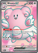 Blissey-ex 201/167 Full Art Ultra Rara - ITA - Near Mint - Scarlatto e Violetto - Crepuscolo Mascherato - Carta Pokemon