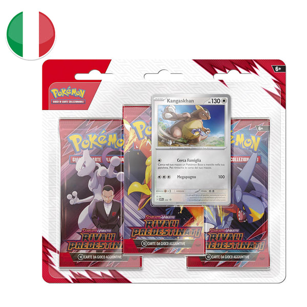 Blister da 3 Bustine Kangaskhan - Scarlatto e Violetto - Rivali Predestinati - ITA