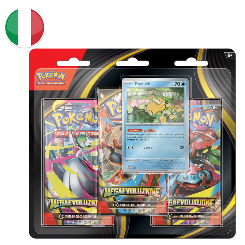 Blister da 3 Bustine Psyduck - Megaevoluzione - ITA