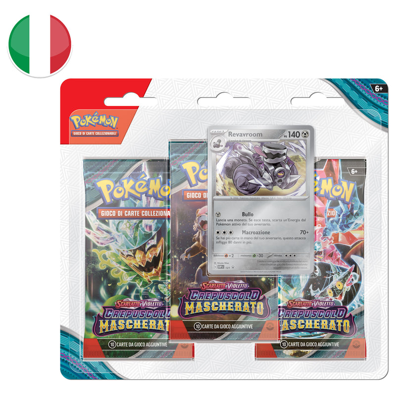 Blister da 3 Bustine Scarlatto e Violetto - Crepuscolo Mascherato - Revavroom - ITA