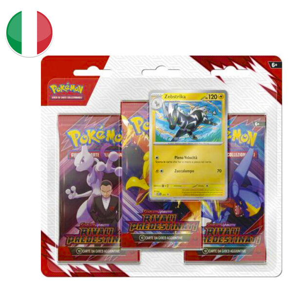 Bustina Scarlatto e Violetto - Rivali Predestinati - ITA - Artwork Casuale - 10 Carte POKEMON