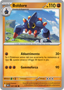 Boldore WHT 047/086 Reverse Holo Poke Ball - ITA - Near Mint - Scarlatto e Violetto - Fuoco Bianco - Carta Pokemon