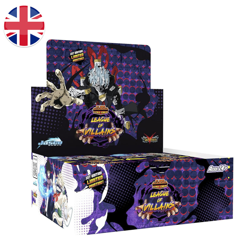 Booster Box Display 24 bustine - League of Villains - My Hero Accademia Card Game - ITA - UniVersus