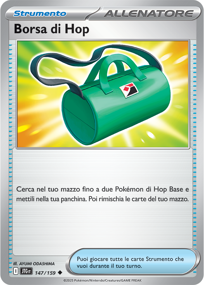 Borsa di Hop 147/159 Reverse Holo - ITA - Near Mint - Scarlatto e Violetto - Avventure Insieme - Carta Pokemon