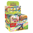 Box 10 Mini Tin da Collezione Paldea Sfavillante - Scarlatto e Violetto - ITA