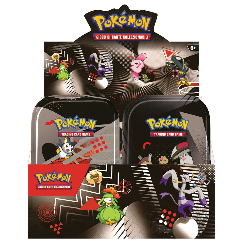 Box 8 Mini Tin da Collezione Unima - Scarlatto e Violetto - Fuoco Bianco - Scarlatto e Violetto - Luce Nera - ITA