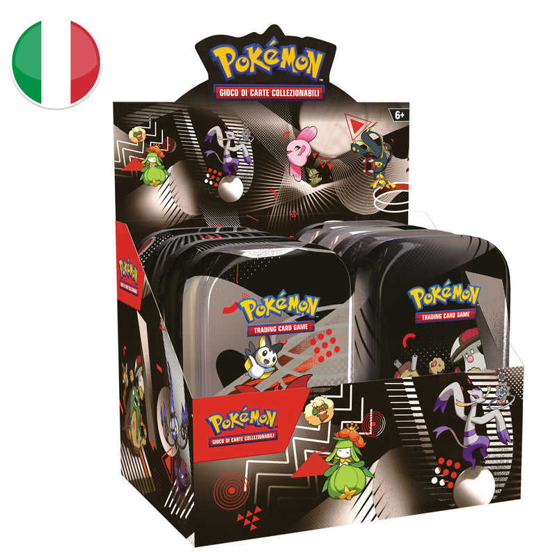 Box 8 Mini Tin da Collezione Unima - Scarlatto e Violetto - Fuoco Bianco - Scarlatto e Violetto - Luce Nera - ITA