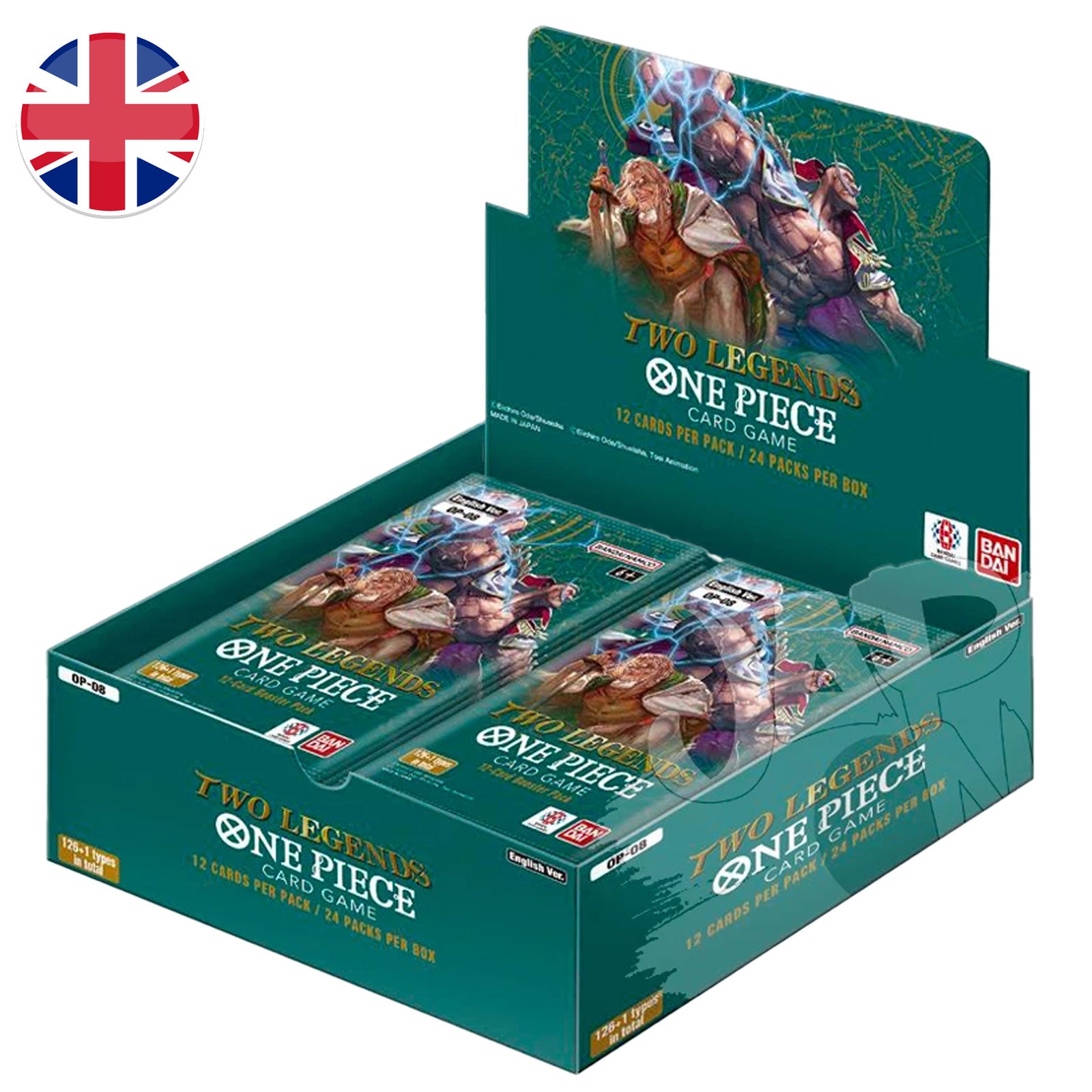 Box Display 24 Bustine - OP08 - Two Legends - ENG - ONE PIECE Card Gam