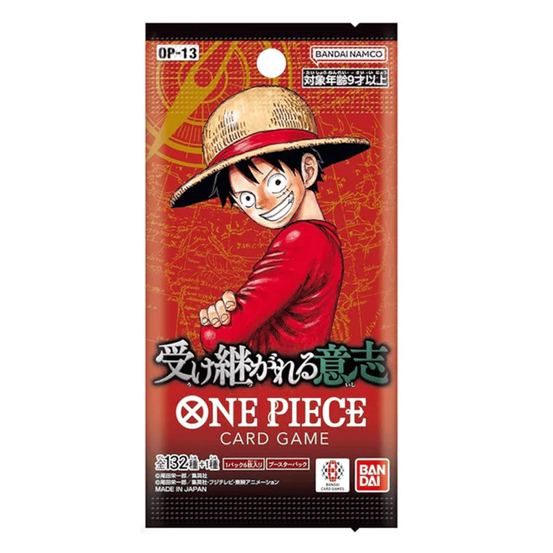 Box Display 24 Bustine - OP13 - Carrying on His Will - JAP - ONE PIECE Card Game