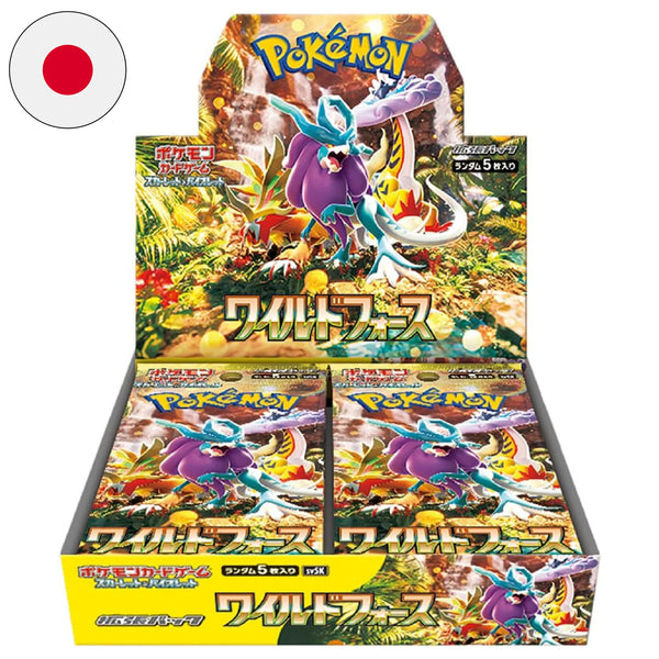 Box Display 30 Bustine Scarlet and Violet Wild Force - sv5K - JAP