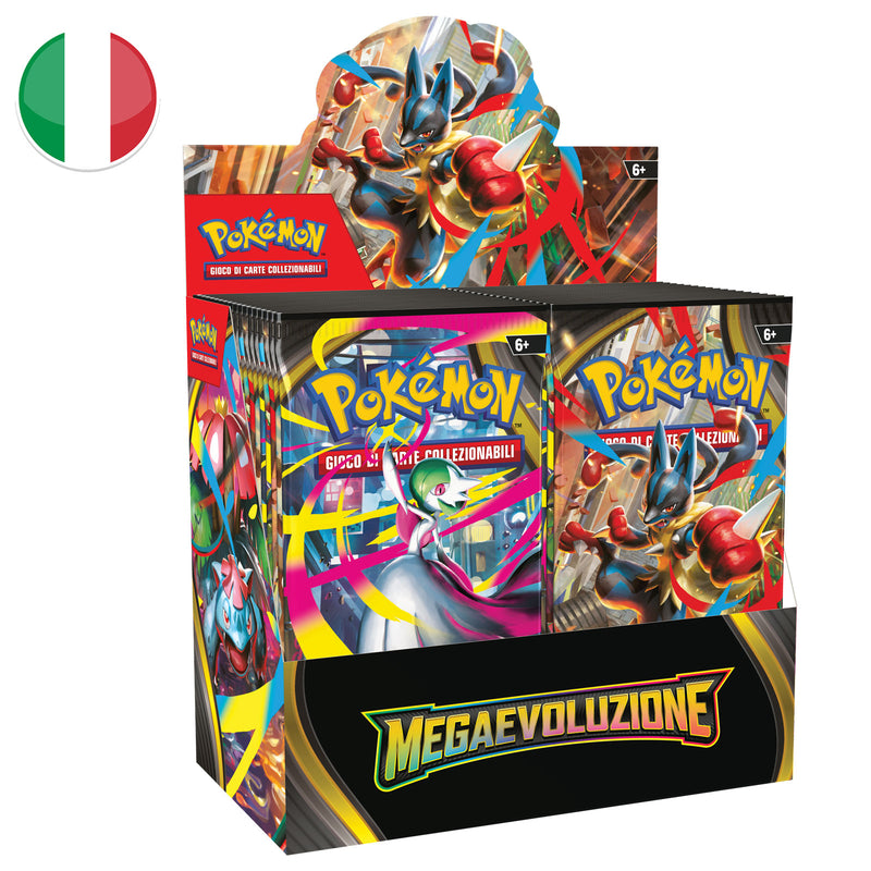 Box Display 36 Bustine con Topper Hobby Store Megaevoluzione - ITA