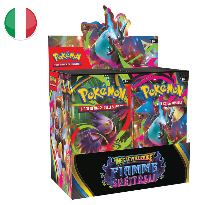 (MAX 1 pz) Box Display 36 Bustine  Megaevoluzione - Fiamme Spettrali - ITA