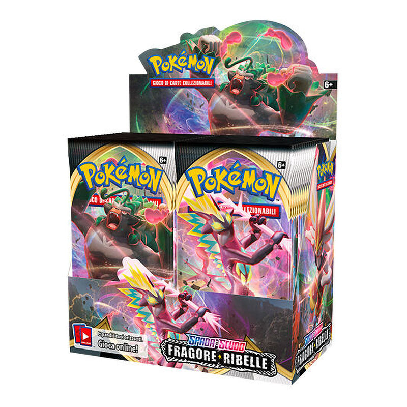 Box Display 36 Bustine Spada e Scudo - Fragore Ribelle  - ITA
