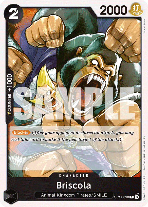 Briscola OP11-090 - Character Nero Common - Near Mint - A Fist of Divine Speed - Carta One Piece Card Game