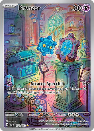 Bronzor 170/162 Illustrazione Rara - ITA - Near Mint - Scarlatto e Violetto - CronoForze - Carta Pokemon