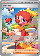 Buffone WHT 163/086 Full Art - ITA - Near Mint - Scarlatto e Violetto - Fuoco Bianco - Carta Pokemon