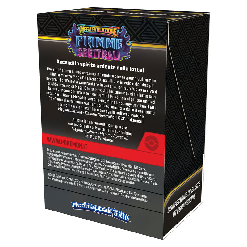(MAX 1 pz) Bundle Confezione da 6 buste - Megaevoluzione - Fiamme Spettrali - ITA