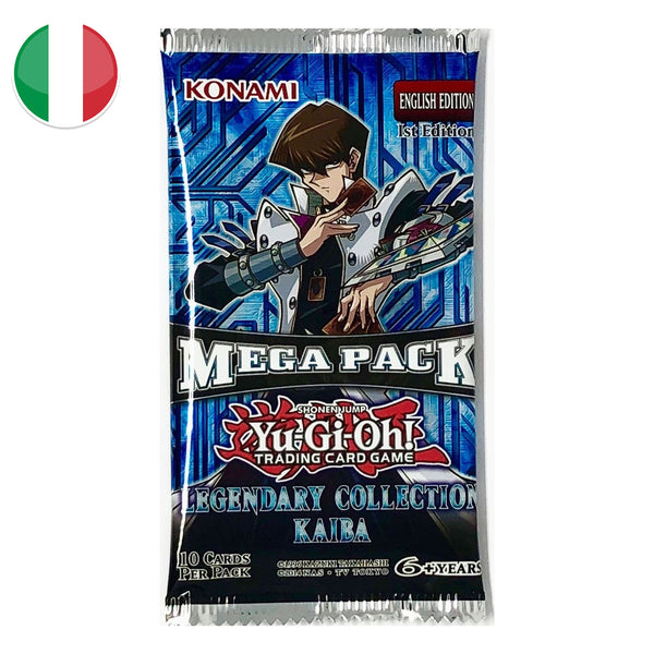 Bustina 10 carte Mega Pack Yu-Gi-Oh! Collezione Leggendaria Kaiba - Ristampa 2025 - ITA