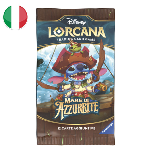 Bustina 12 carte - Mare di Azzurrite - Artwork Casuale - LORCANA - ITA