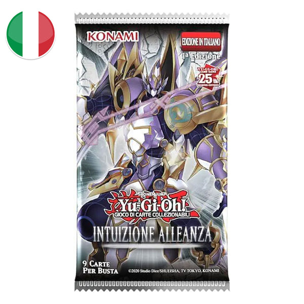 Bustina 9 carte Yu-Gi-Oh! Intuizione Alleanza - 1a Edizione - ITA