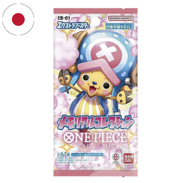 Bustina EB01 Memorial Collection - JAP - 6 Carte ONE PIECE Card Game