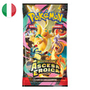Bustina Megaevoluzione - Ascesa Eroica - ITA - Artwork Casuale - 10 Carte POKEMON