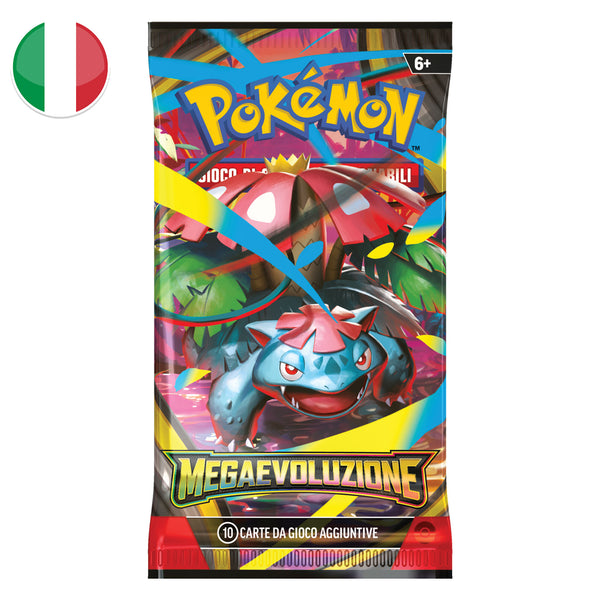 Bustina Megaevoluzione - ITA - Artwork Casuale - 10 Carte POKEMON