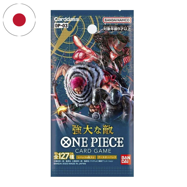 Bustina OP03 Pillars of Strength - JAP - 6 Carte ONE PIECE Card Game