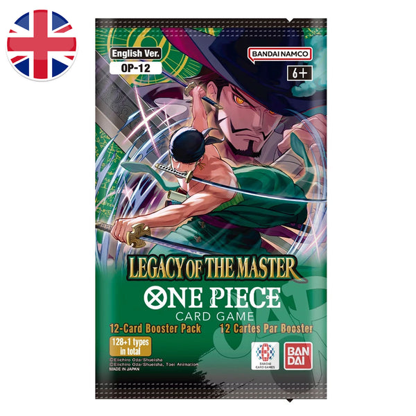 Bustina OP12 - Legacy of The Master - ENG - 12 Carte ONE PIECE Card Game