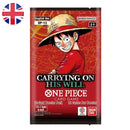 Bustina OP13 - Carrying on His Will - ENG - 12 Carte ONE PIECE Card Game
