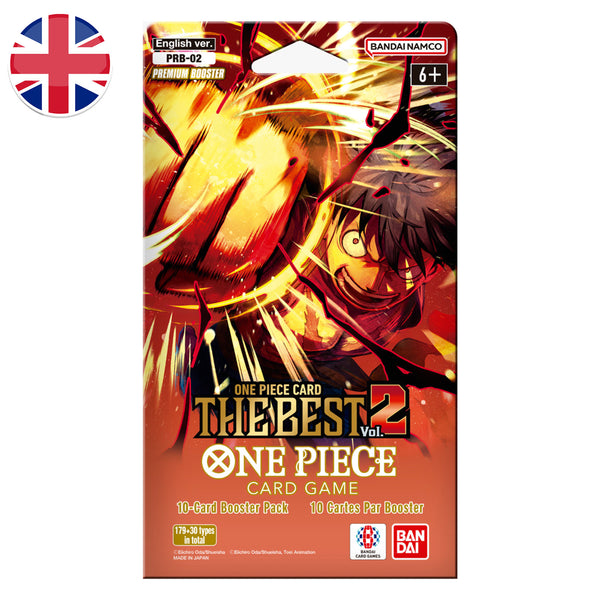 Bustina Paper Sleeve PRB02 - The Best Vol.2 - ENG - 10 Carte ONE PIECE Card Game