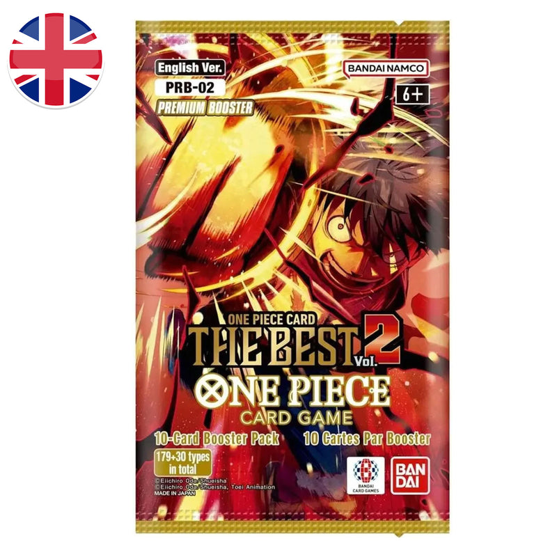 Bustina PRB02 - The Best Vol.2 - ENG - 10 Carte ONE PIECE Card Game