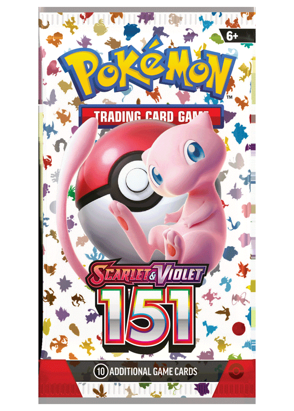 Bustina Scarlatto e Violetto - 151 -  ENG - 10 Carte POKEMON