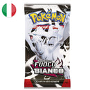 Bustina Scarlatto e Violetto - Fuoco Bianco - ITA - Artwork Casuale - 10 Carte POKEMON