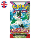 Bustina Scarlet and Violet - Paldea Evolved - ENG - Artwork Casuale - 10 Carte POKEMON