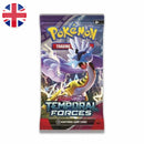 Bustina Scarlet and Violet - Temporal Forces  - ENG - Artwork Casuale - 10 Carte POKEMON