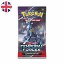 Bustina Scarlet and Violet - Temporal Forces  - ENG - Artwork Casuale - 10 Carte POKEMON