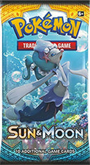 Bustina Sun and Moon - ENG - Artwork Casuale - 10 Carte POKEMON