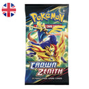 Bustina Sword and Shield - Crown Zenith - ENG - 10 Carte POKEMON