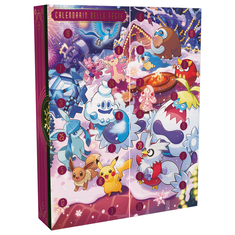 Calendario dell'avvento Carte pokemon 2025 - Scarlatto e Violetto - ITA